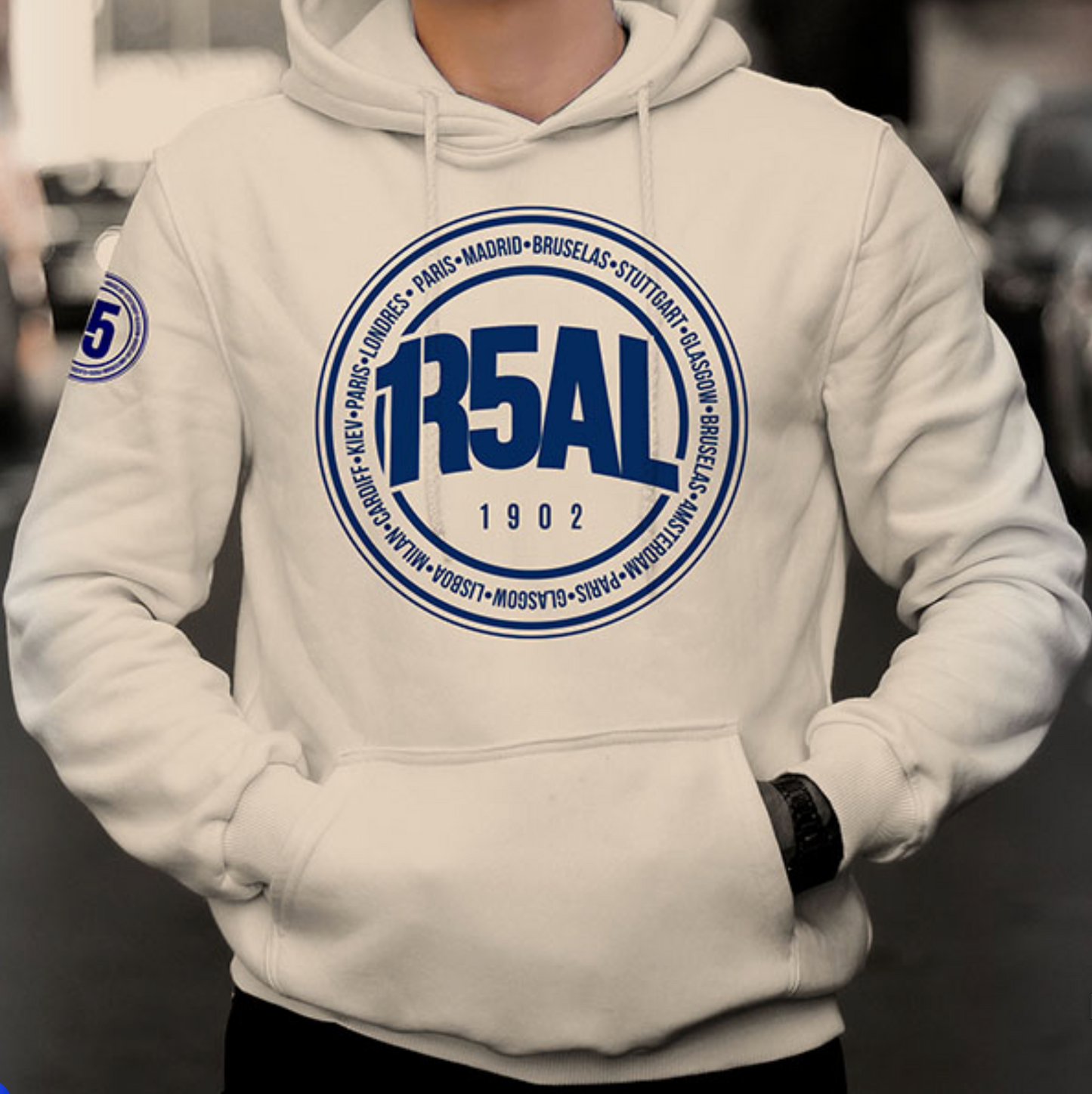 Sudadera R5AL VINTAGE BLUE